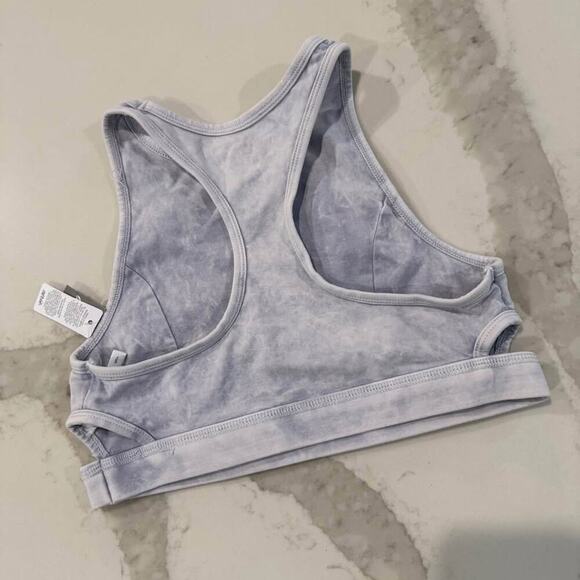 Aerie NWT Chill Play Move Razor Back Sports Bra Womens Small AcidWashed Lavender - Picture 5 of 7